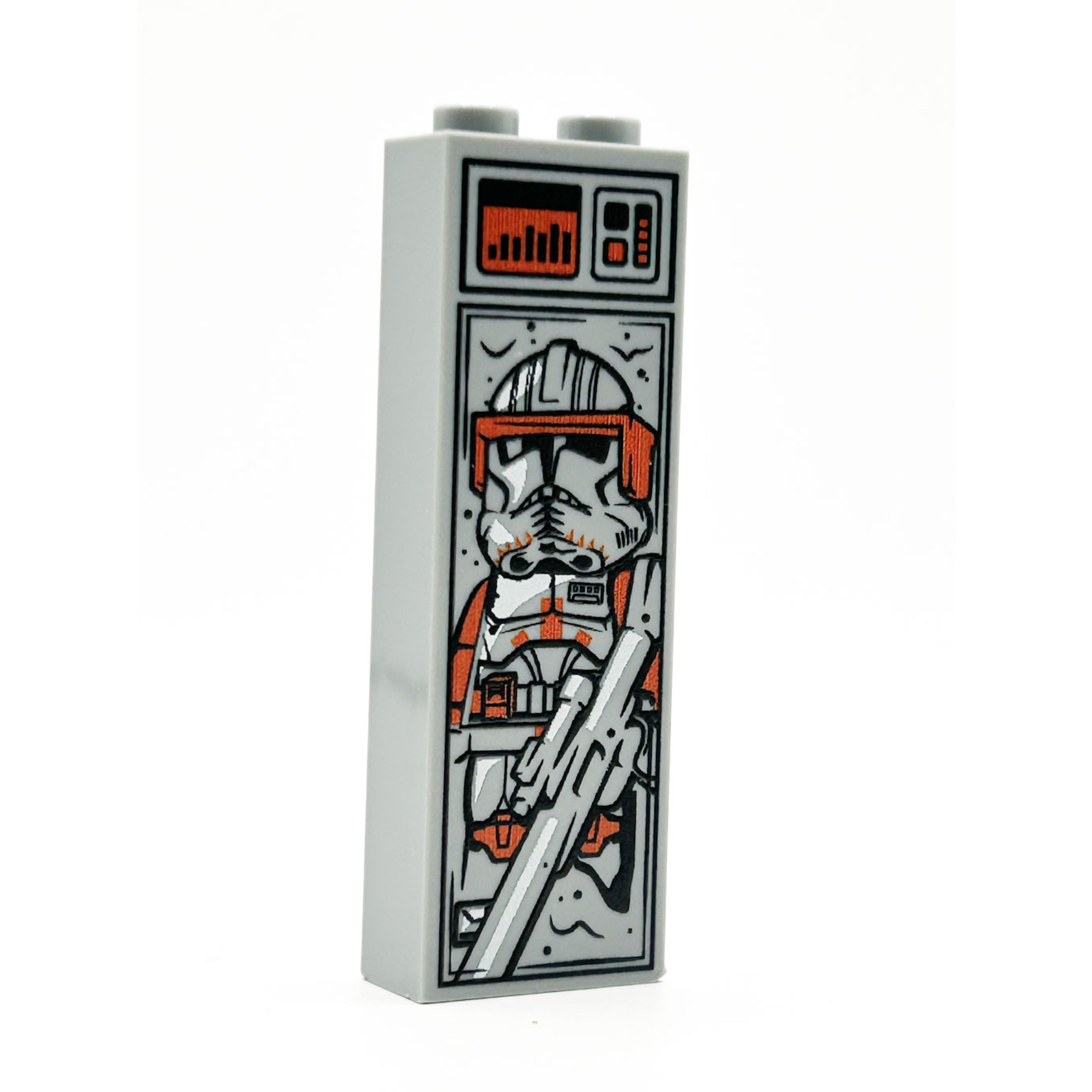 Commandant Orange en carbonite (brique 1x2x5)