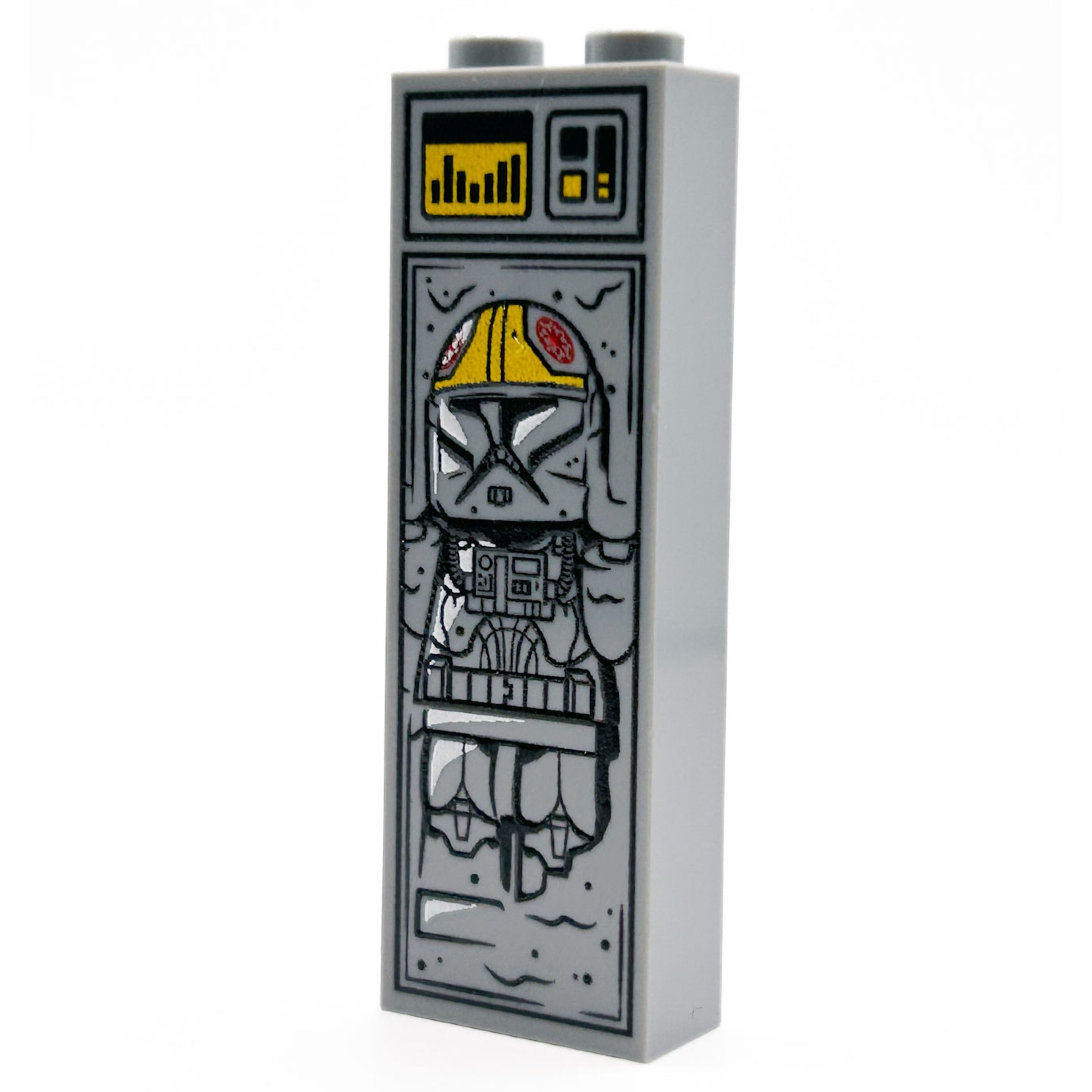 P1 Pilot Trooper in Carbonite (1x2x5 Brick)