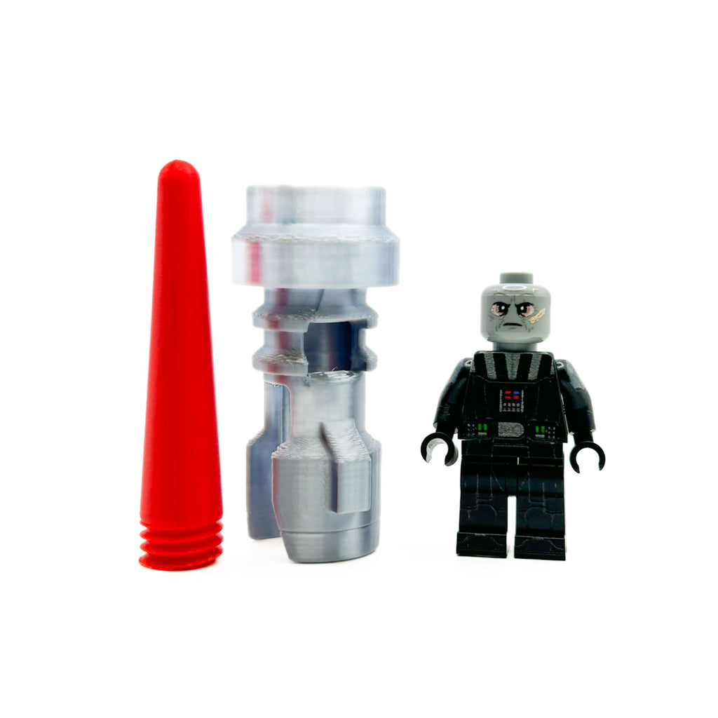 Vader Minifig Wearing Red Blade Costume