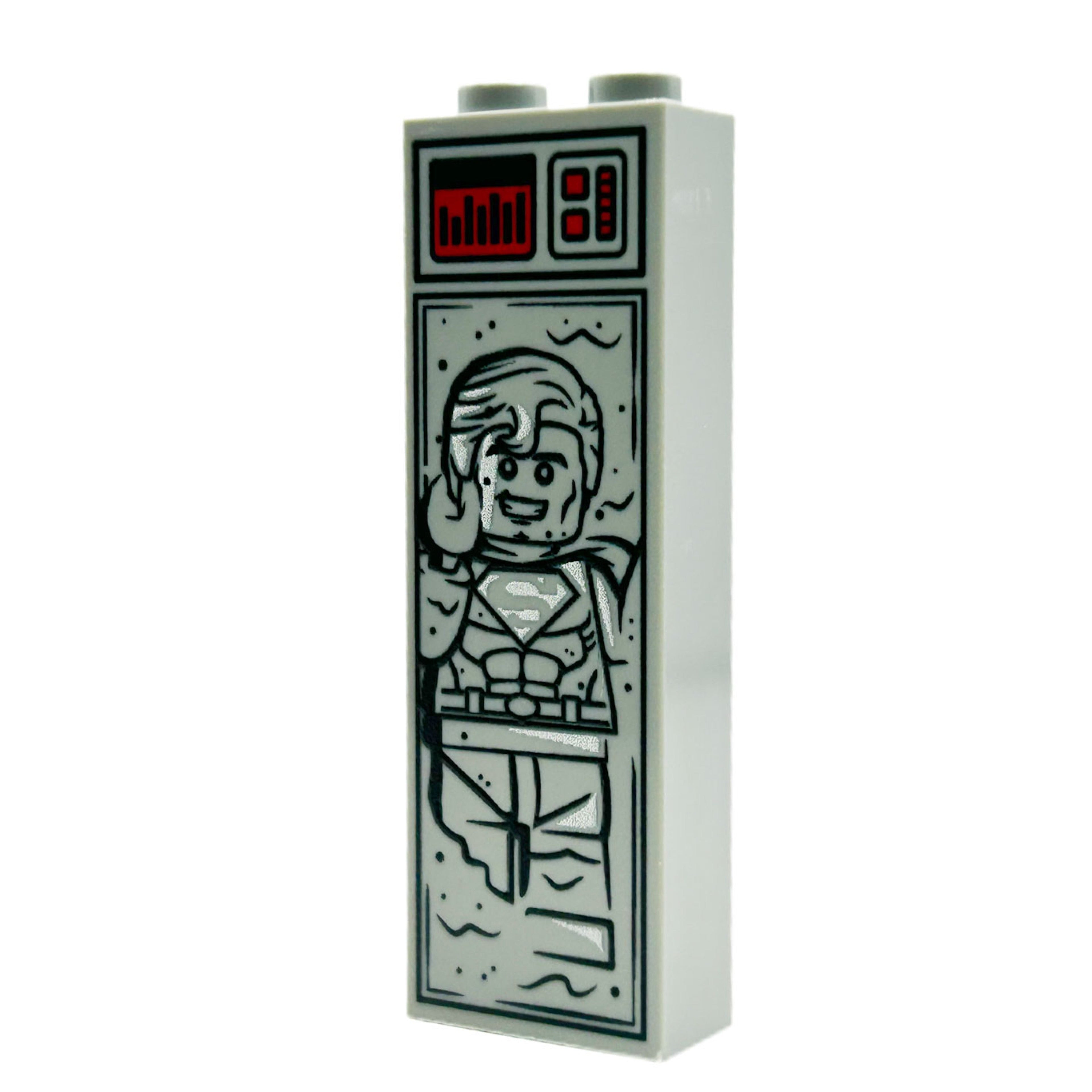 Man of Steel en Carbonite (Brique 1x2x5)