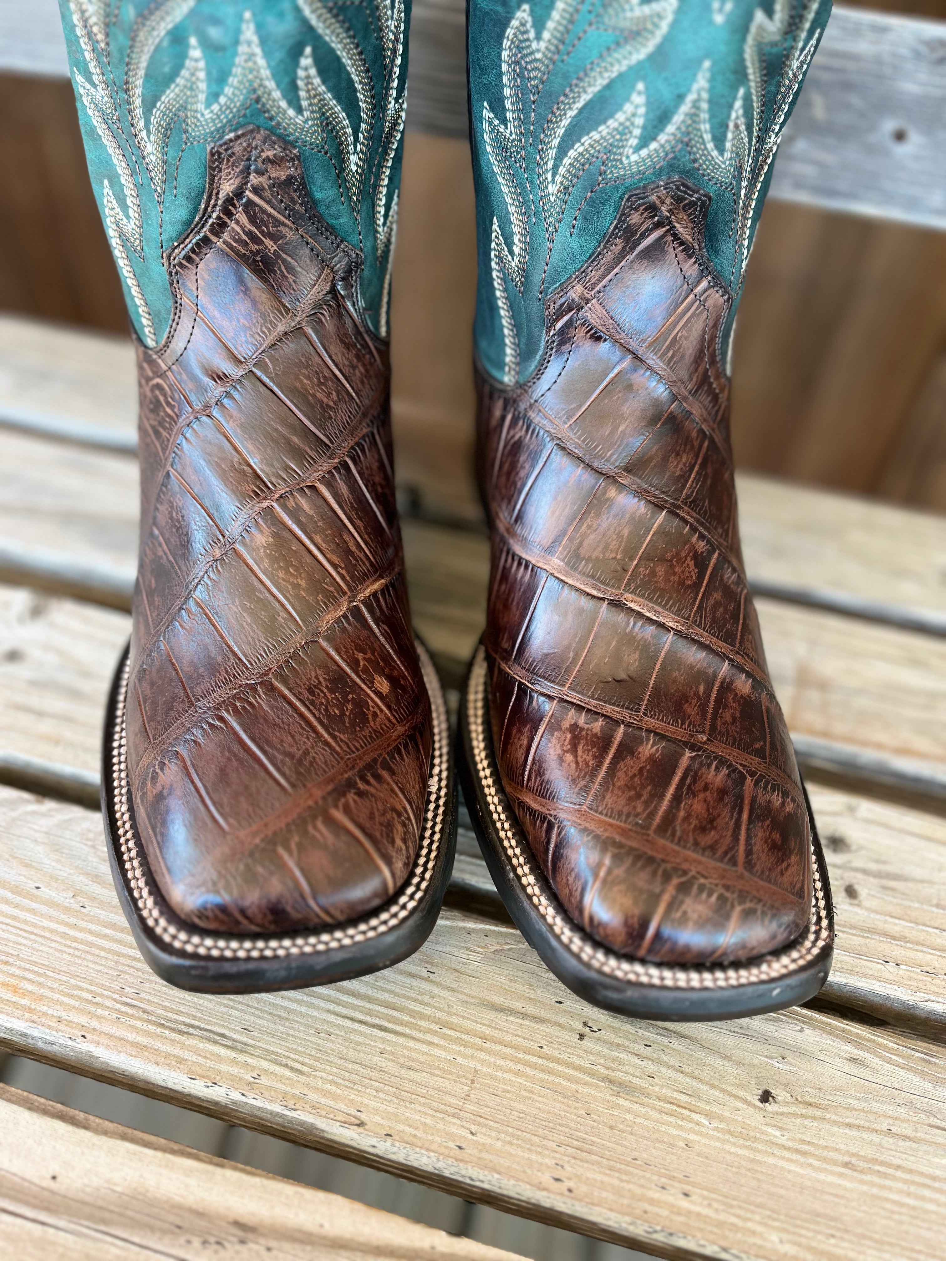 Brown Alligator | Stetson Mens