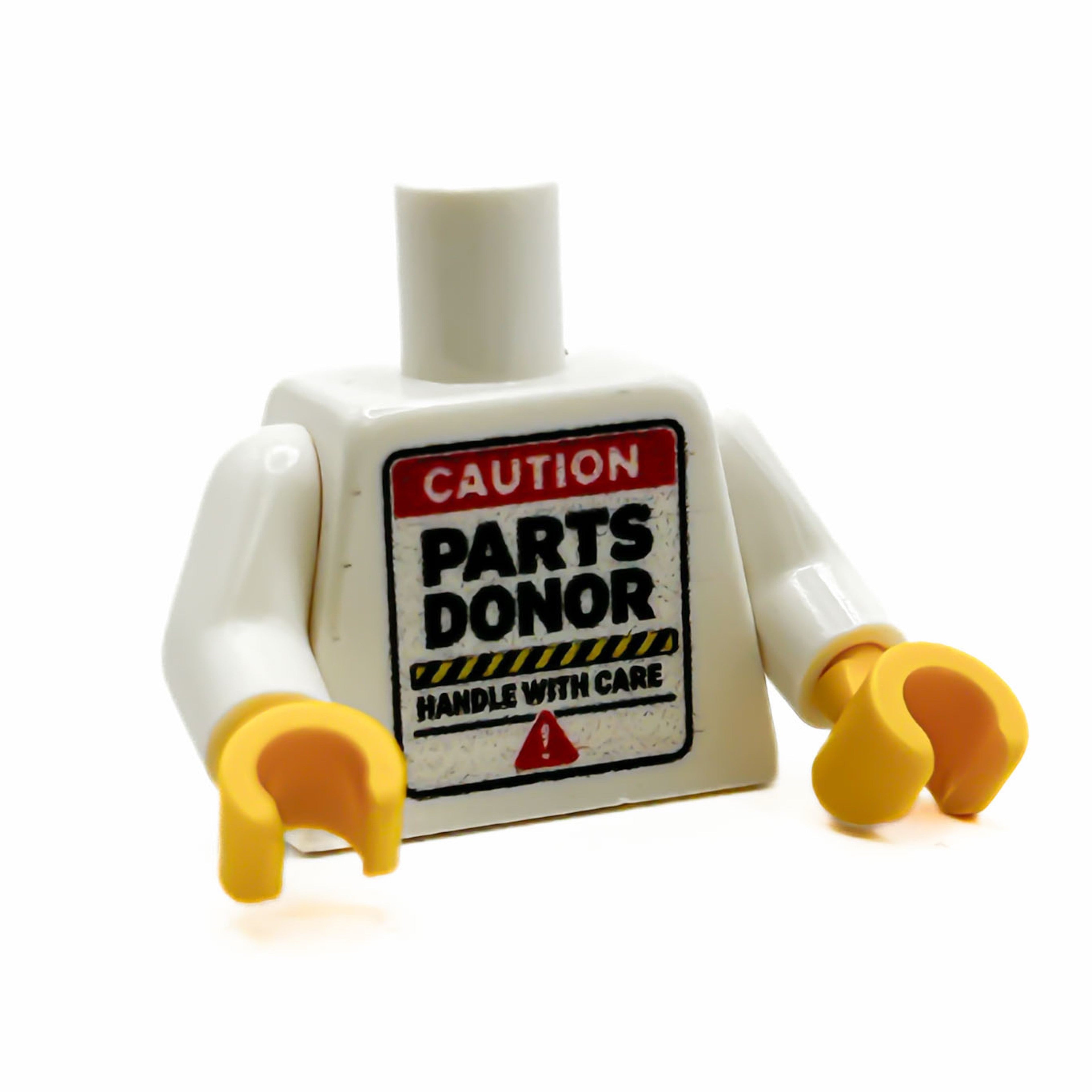 Caution! Parts Donor Minifig Torso