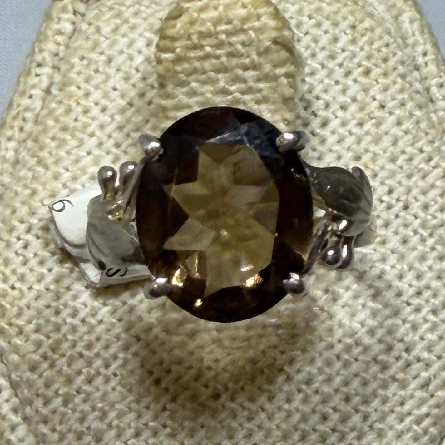 Smokey Quartz Ring Size 6 (02.9044)