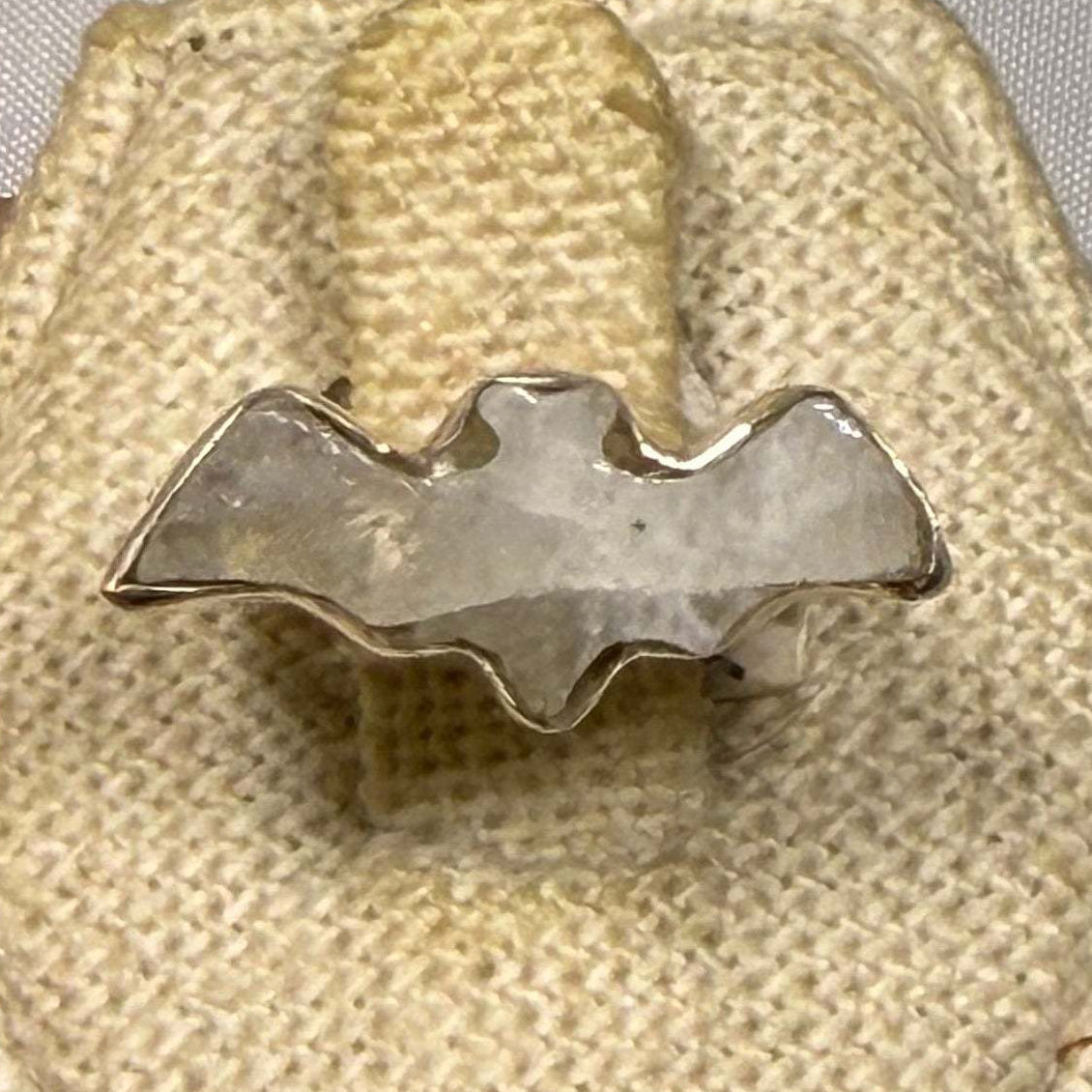 Rainbow Moonstone Bat Ring Size 5 (03.7036)