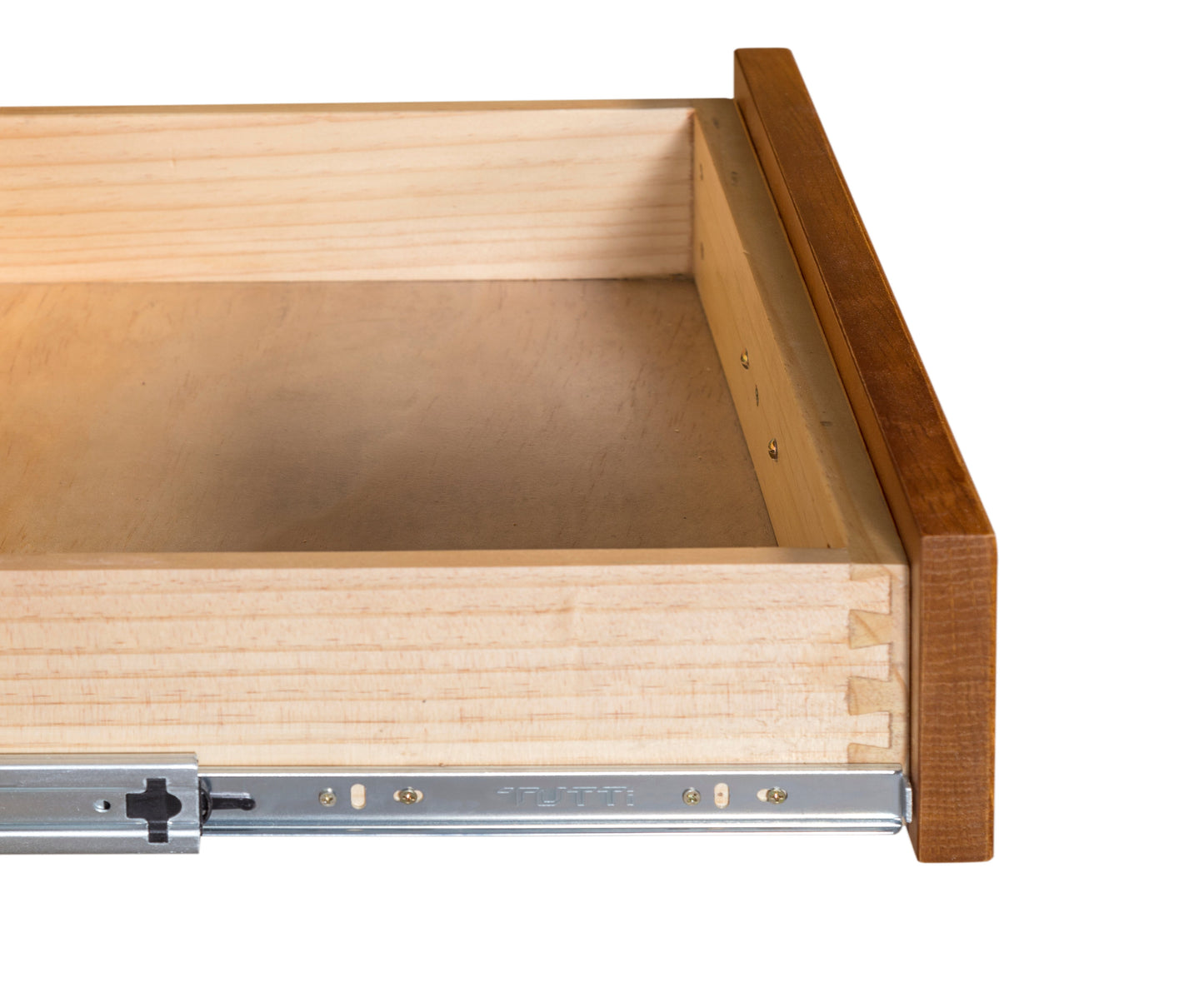 Mission Style Solid Oak Nightstand Model - Michael's Cherry Stain
