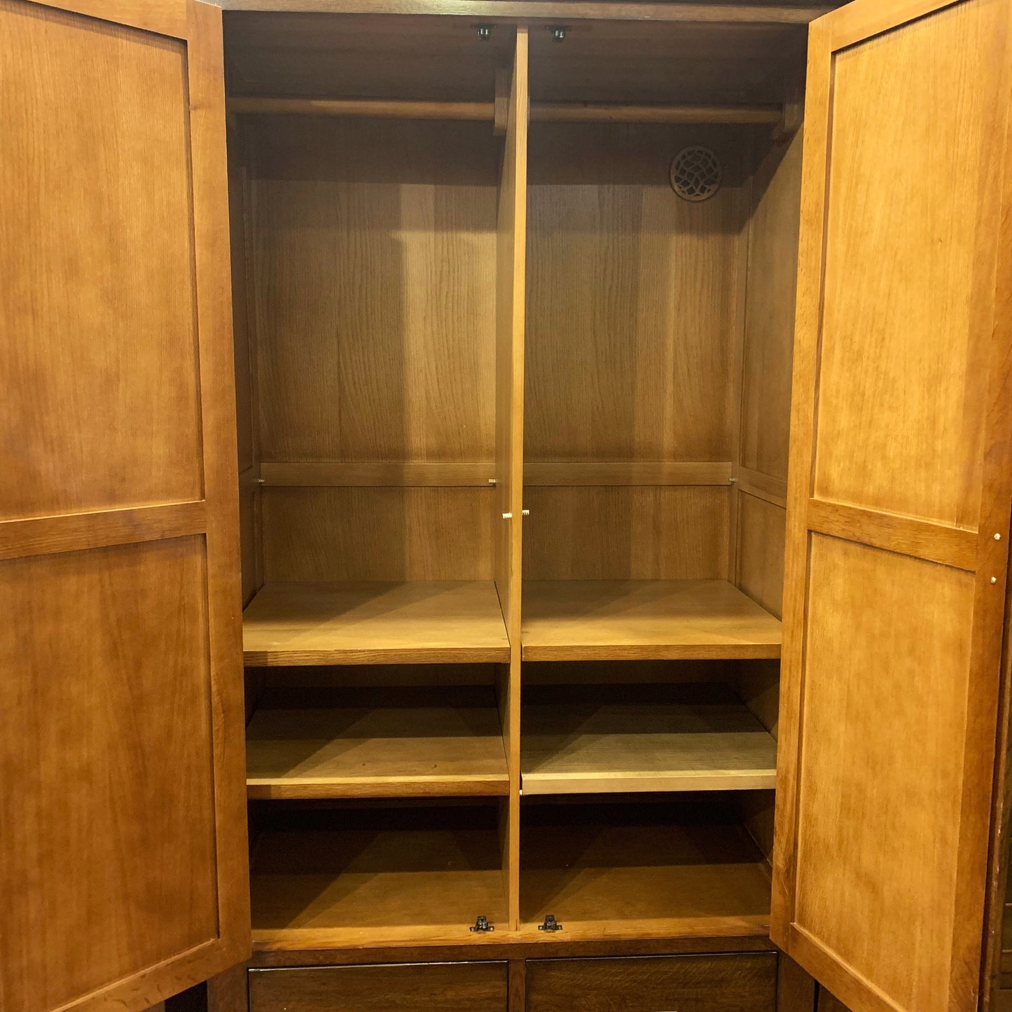Mission 2 Door / 2 Drawer Armoire (Available in 2 Stains)