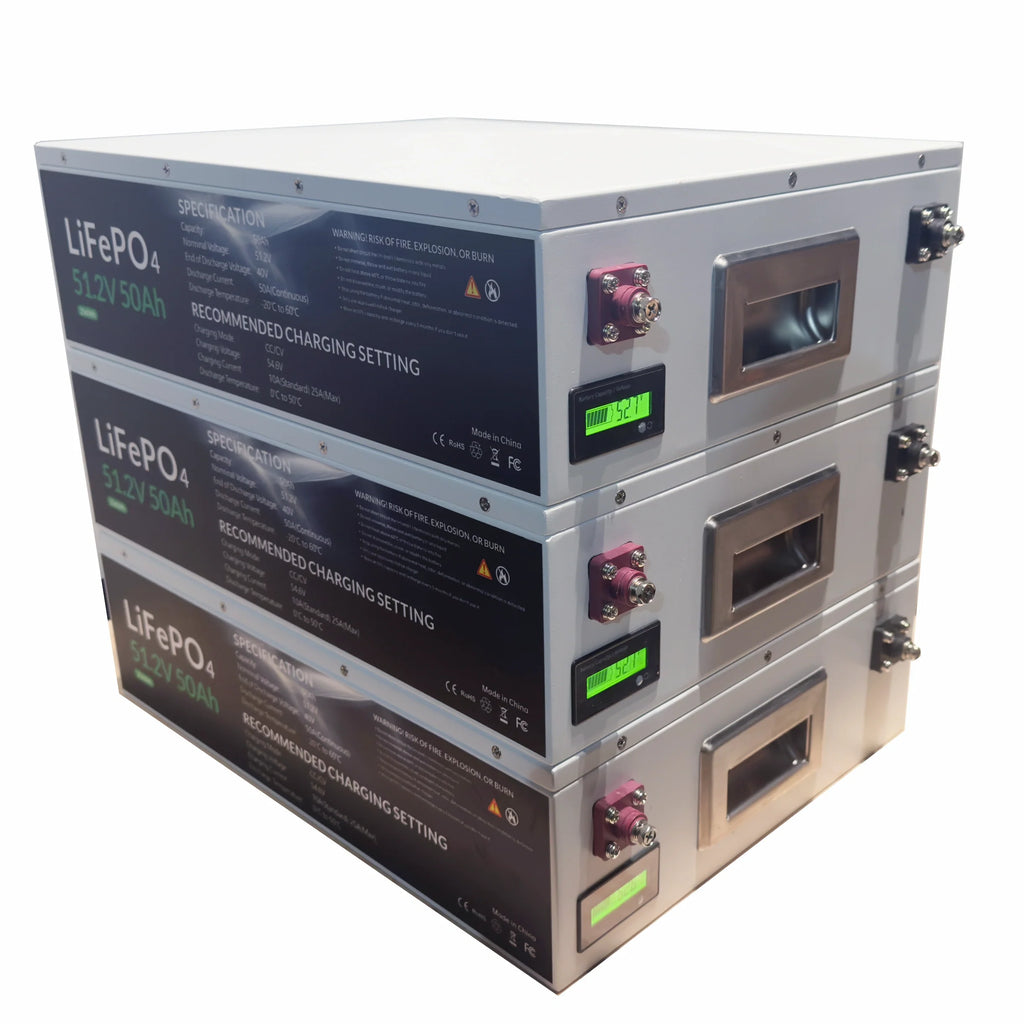 Batterie LiFePO4 24 V 100 Ah avec équilibrage actif et BMS 100 A