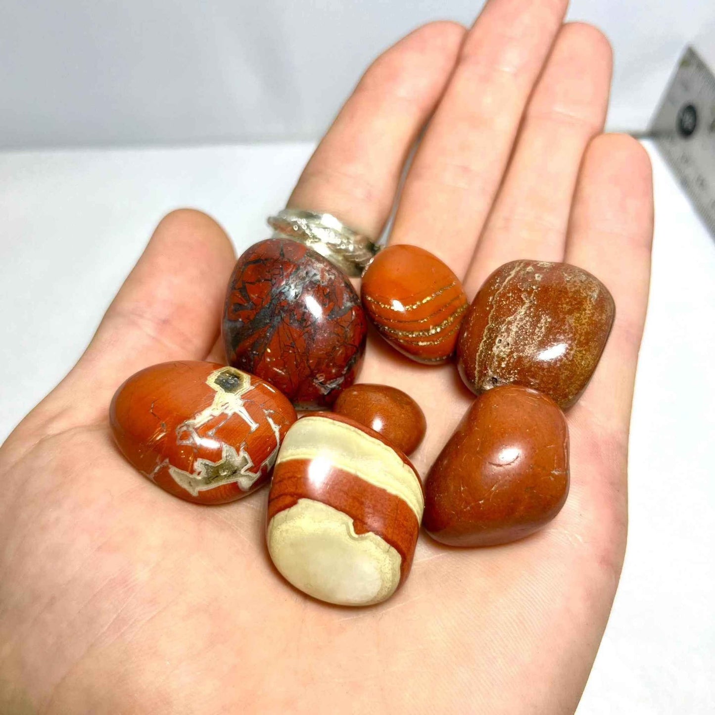 Red Jasper Tumbled Pocket Stone