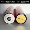 Cellule lithium 18650 à bouton protégé NCR18650GA ; 5A, 3500 mAh