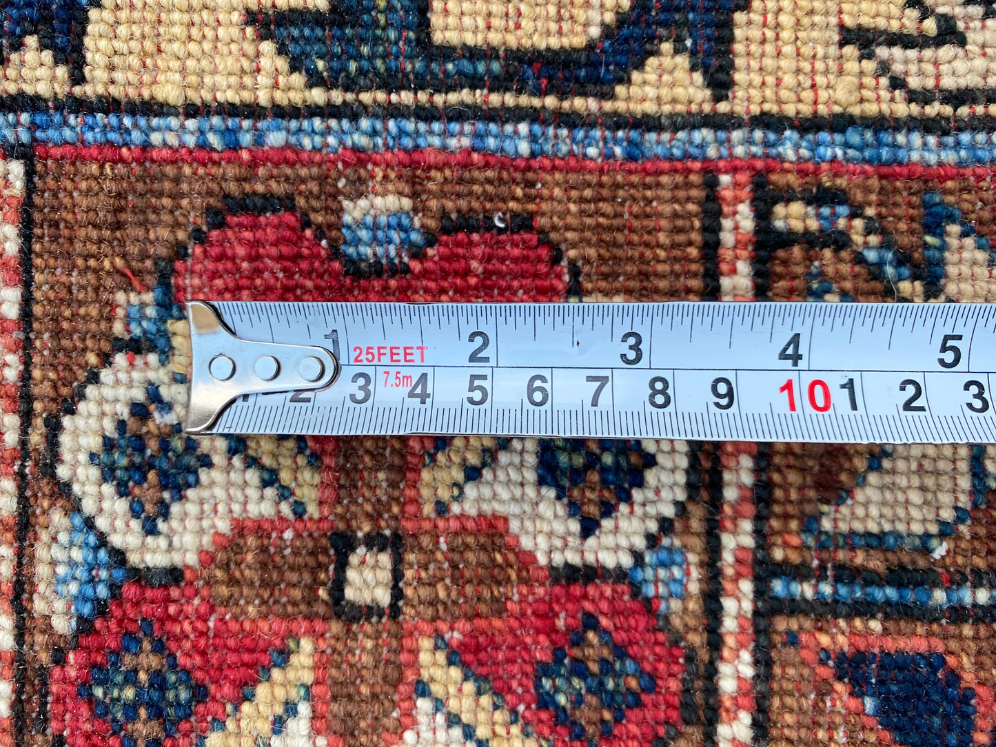 Hand-Knotted Agra Vegetable-Dyed Wool Rug, 9' 8" x 12' 0"
