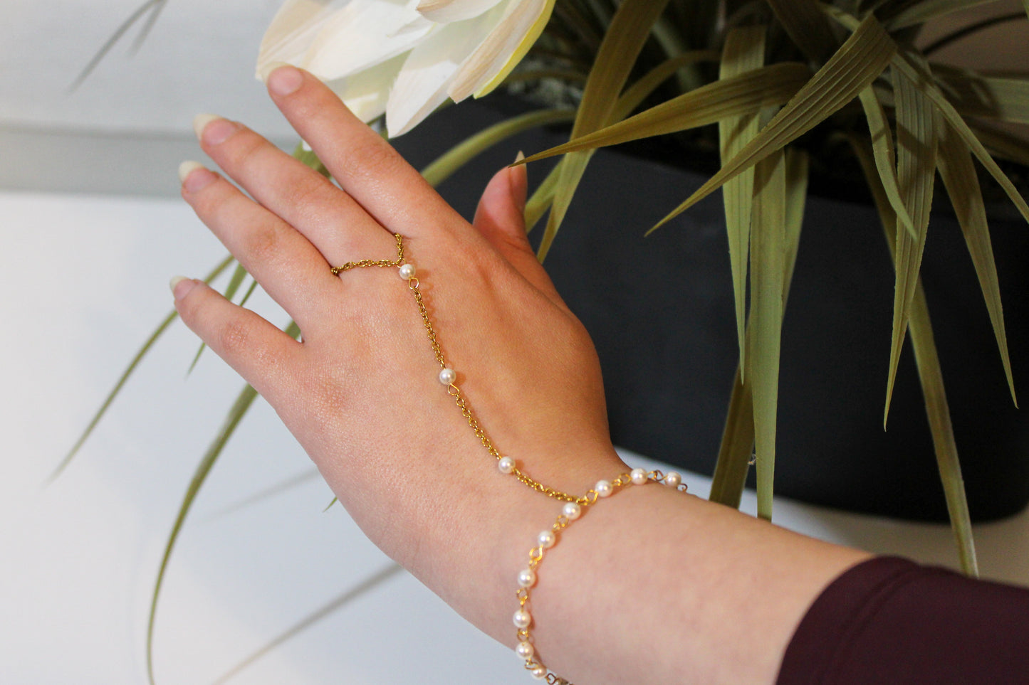 Pearl Hand Chain