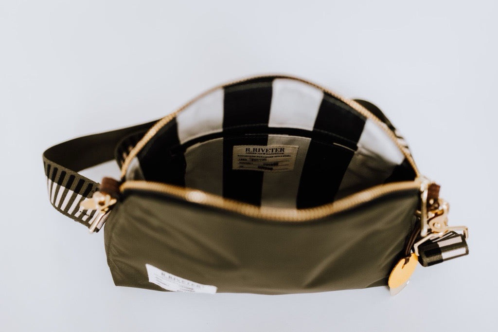 Hopper | Black Nylon (Geo Webbed Strap)