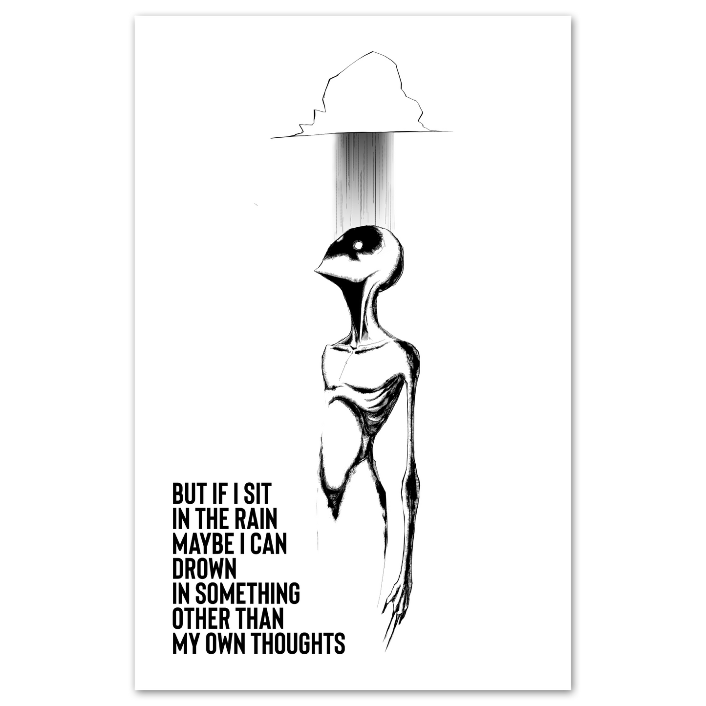 In The Rain Print
