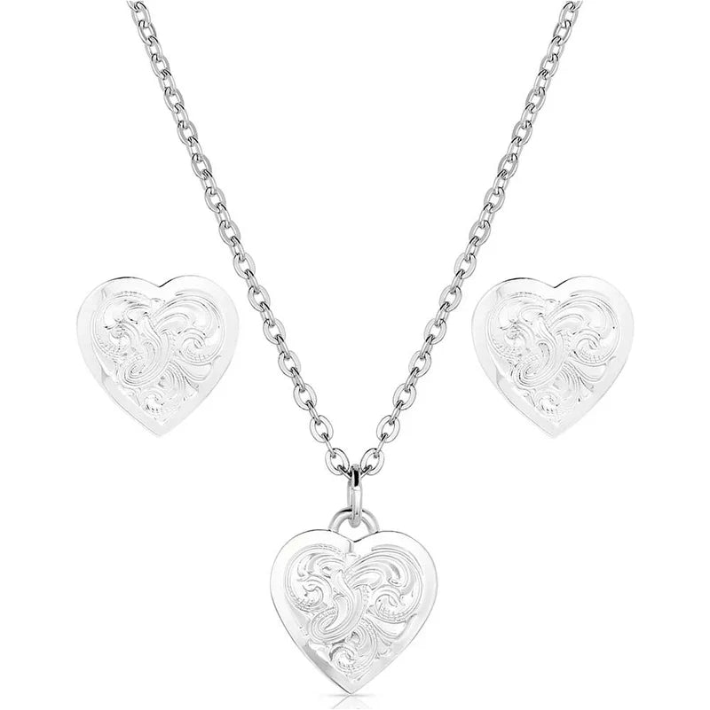 Parure de bijoux Cœur pur