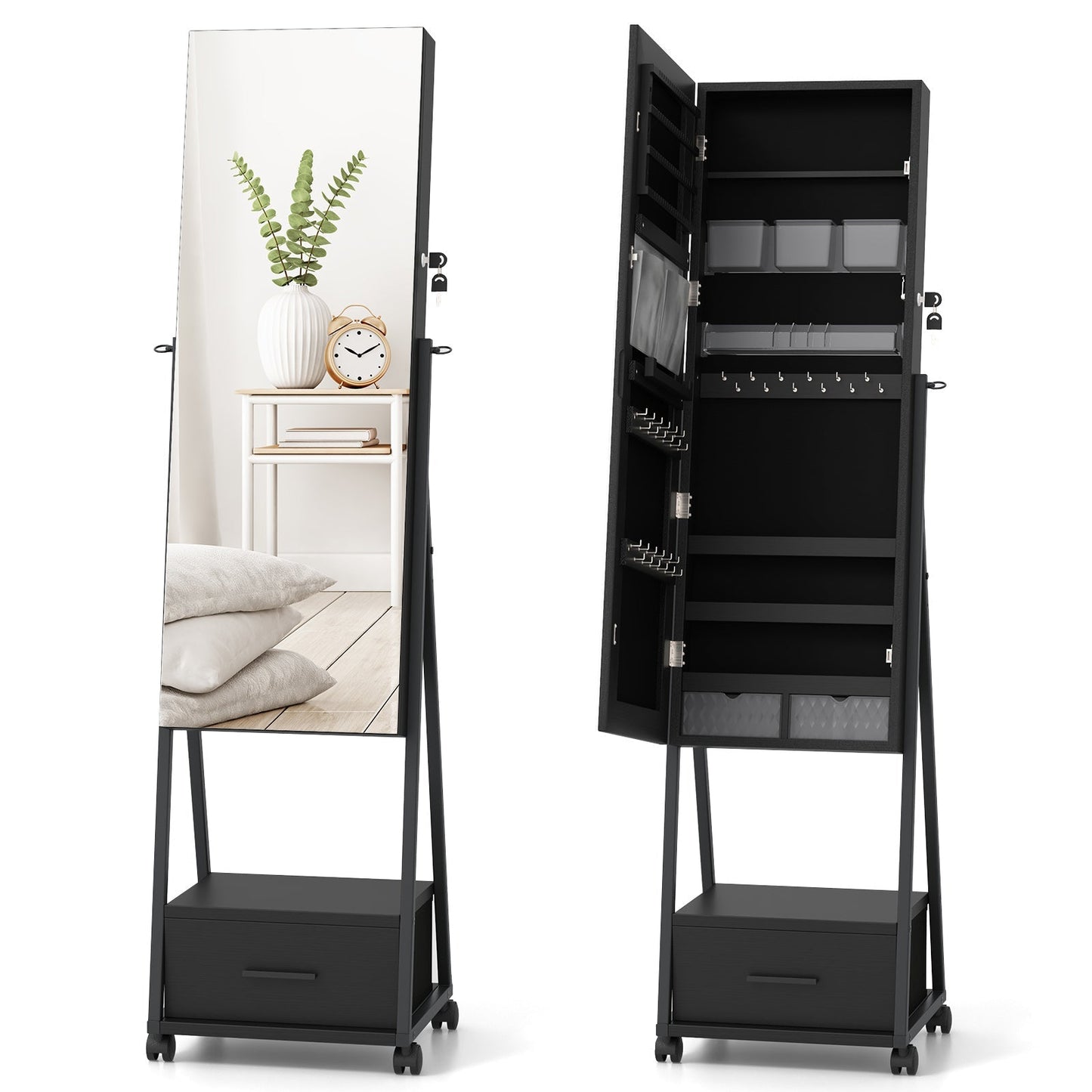 Jewelry Cabinet with Full