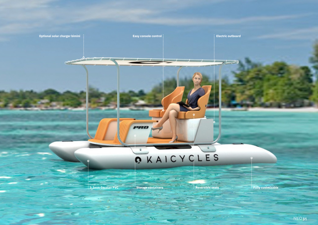 Bateau électrique gonflable PRO (Fabriqué en UE)