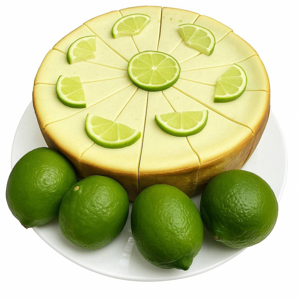 Andy Anand Key Lime Cheesecake, 9-Inch, 2 lb – Creamy Citrus Dessert, Real California Cream Cheese, Fresh Eggs, Birthday & Celebration Gift