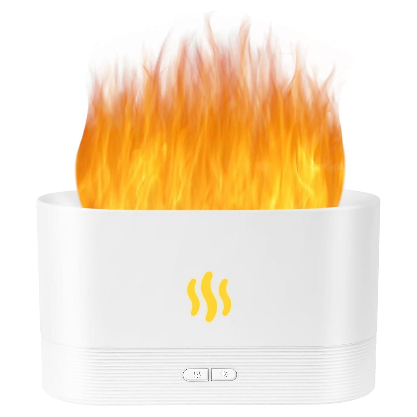 USB Essential Oil Diffuser – Ultrasonic Flame Humidifier with LED Flame Lights, Aroma Diffuser for Home