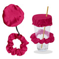 Chouchou anti-piqûre réutilisable, couvercle de verre à boisson, bandeau avec trou pour paille pour recouvrir les boissons, fête, club, discothèque