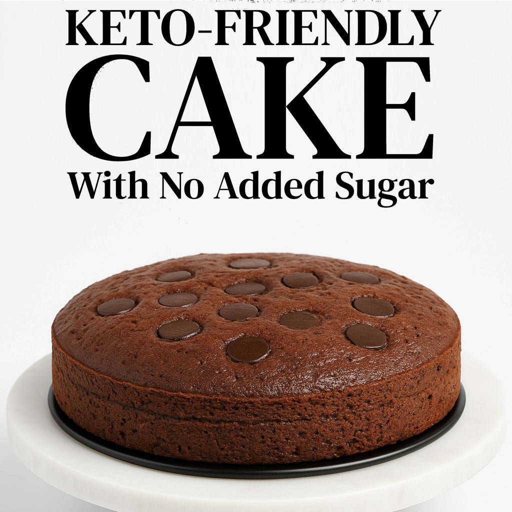 Andy Anand Sugar-Free Keto Triple Chocolate Truffle Cake, 9-Inch, 2 lb – Low-Carb, Gourmet Decadent Dessert, Diabetic-Friendly Birthday Gift