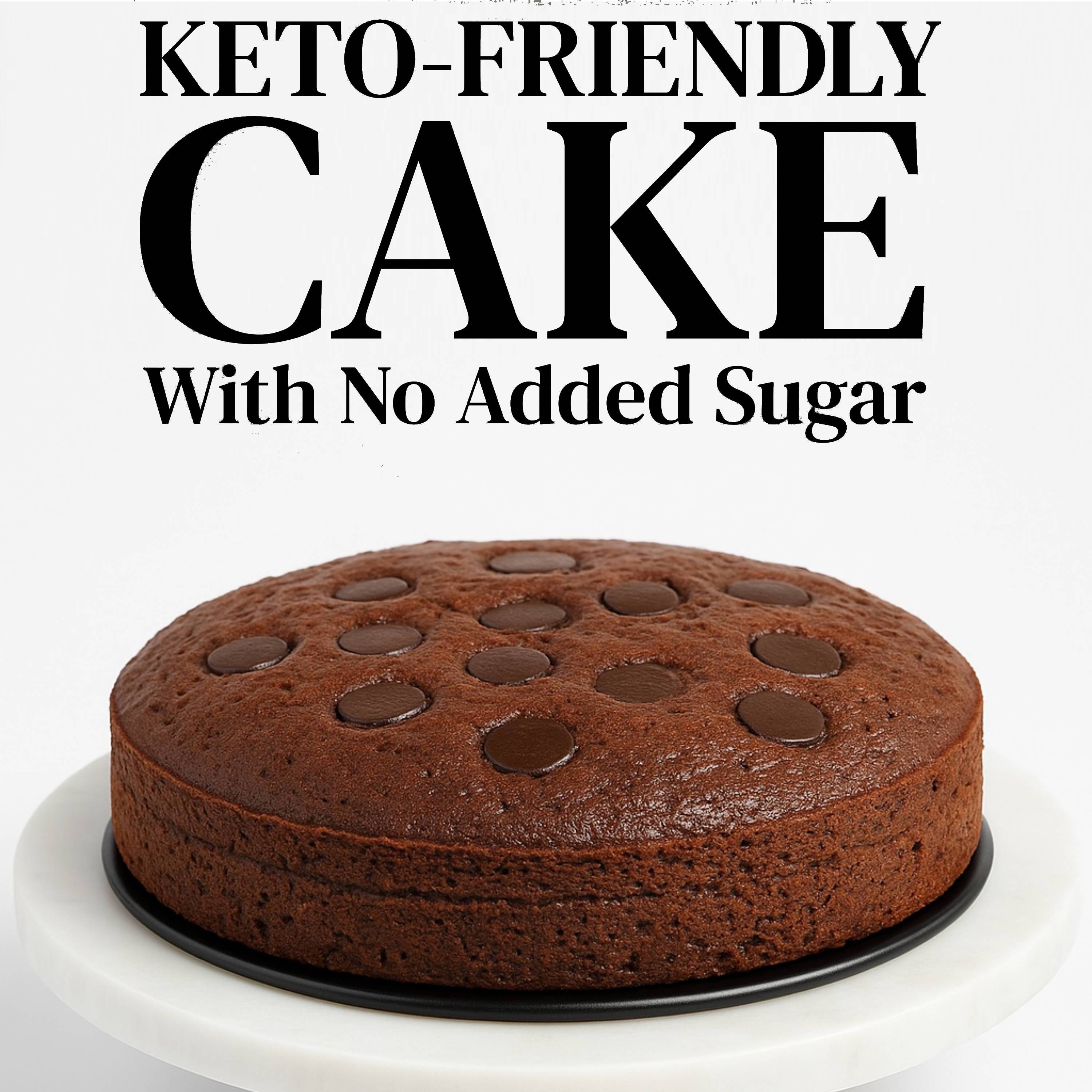 Andy Anand Sugar-Free Keto Triple Chocolate Truffle Cake, 9-Inch, 2 lb – Low-Carb, Gourmet Decadent Dessert, Diabetic-Friendly Birthday Gift