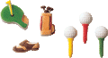 Golf Assortment Molded Sugars