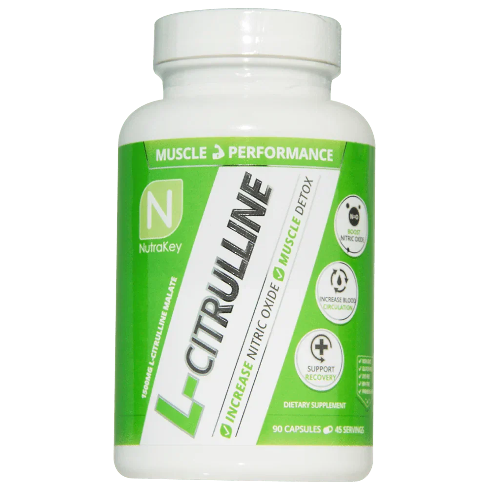 NutraKey L-Citrulline Malate 1500mg, 90 Capsules