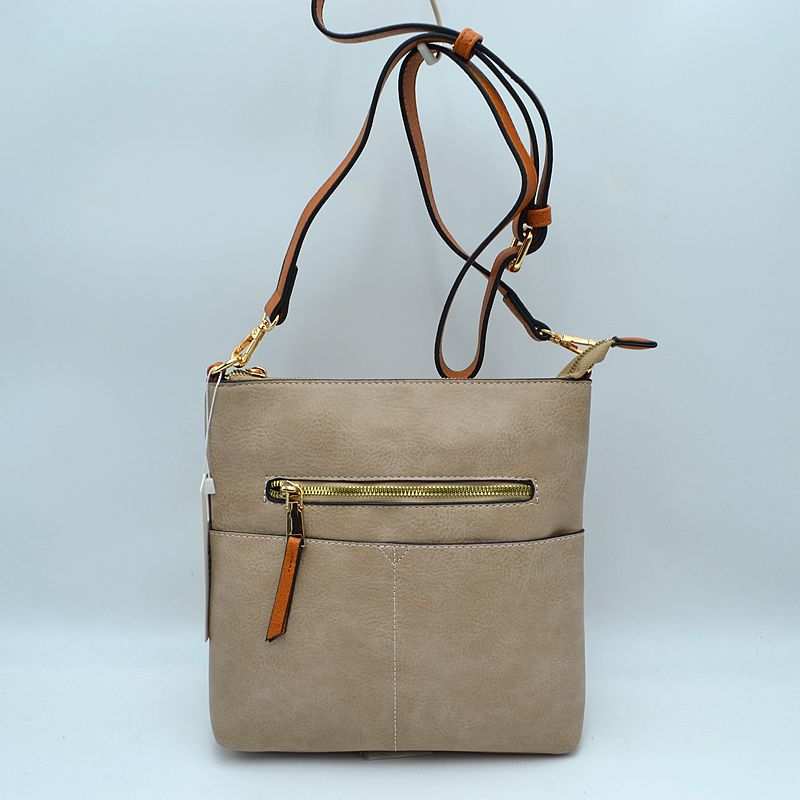 Women's Kaylee Soft PU Vegan Leather 2 in 1 Tote Crossbody Bag