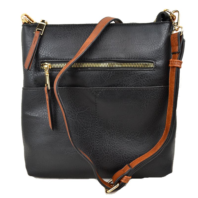 Women's Kaylee Soft PU Vegan Leather 2 in 1 Tote Crossbody Bag