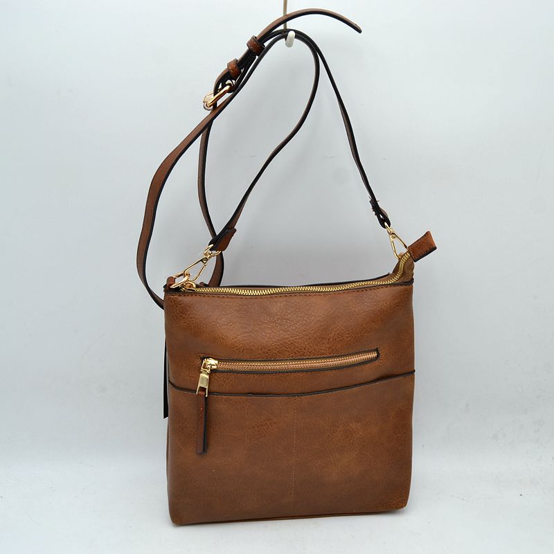 Women's Kaylee Soft PU Vegan Leather 2 in 1 Tote Crossbody Bag