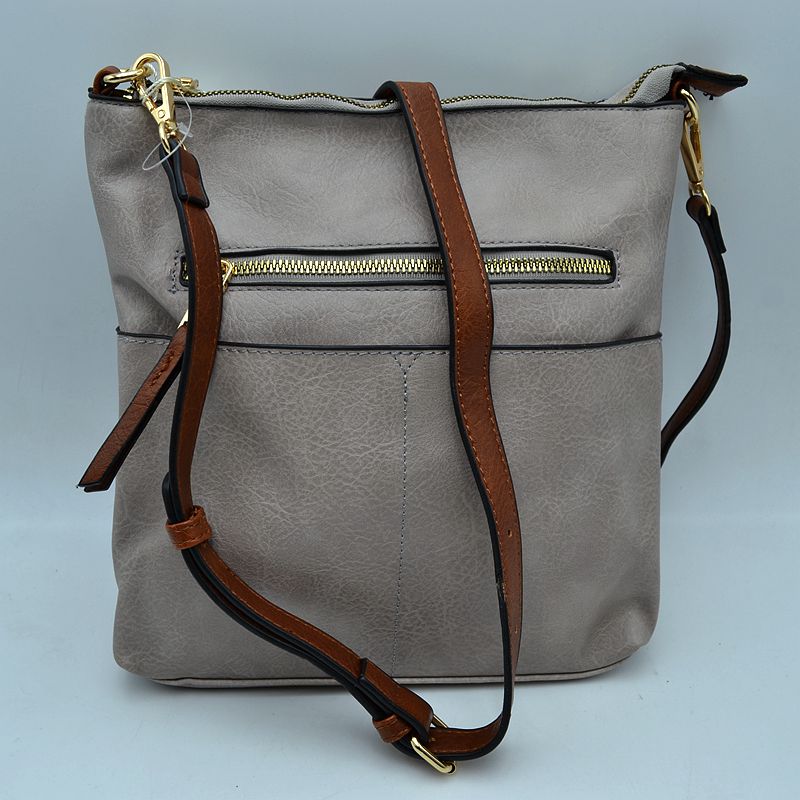 Women's Kaylee Soft PU Vegan Leather 2 in 1 Tote Crossbody Bag