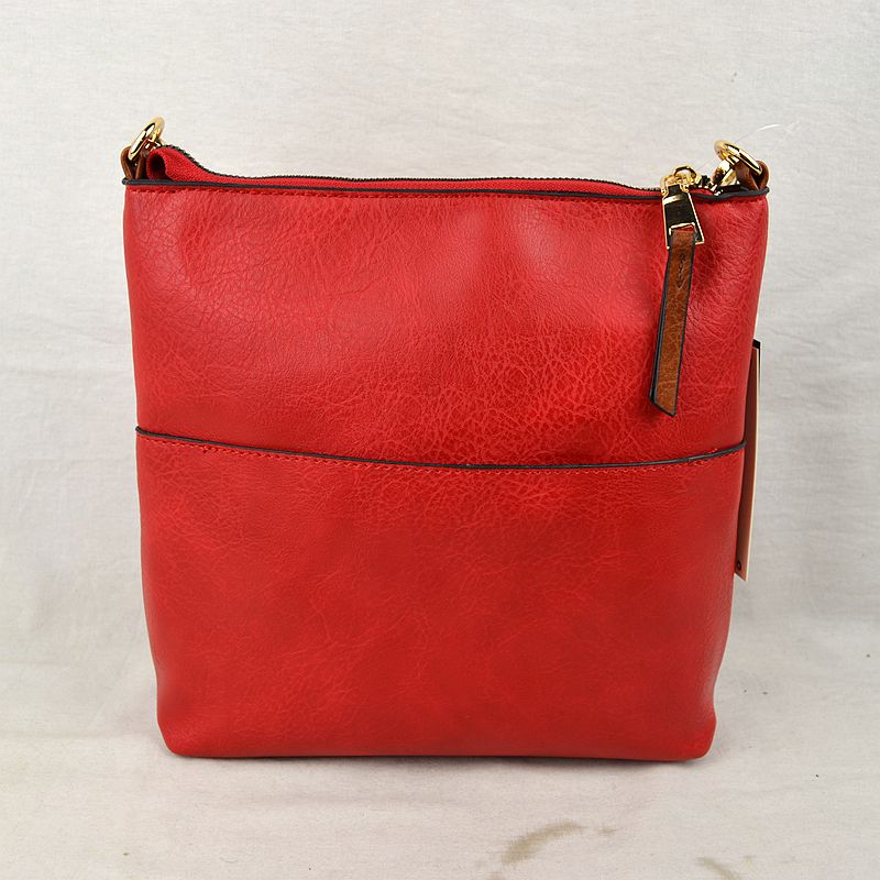 Women's Kaylee Soft PU Vegan Leather 2 in 1 Tote Crossbody Bag