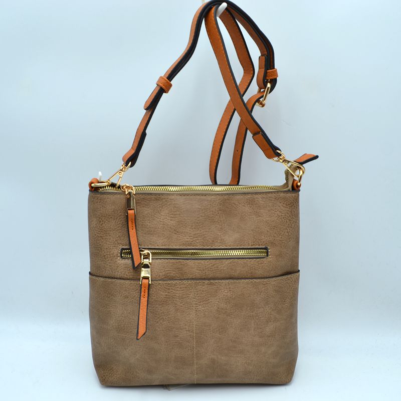 Women's Kaylee Soft PU Vegan Leather 2 in 1 Tote Crossbody Bag