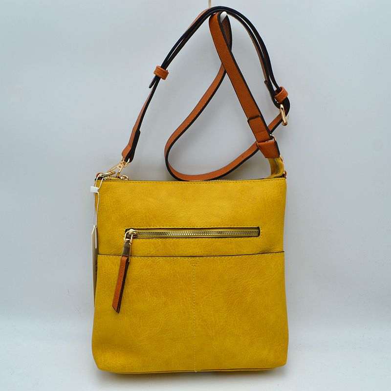 Women's Kaylee Soft PU Vegan Leather 2 in 1 Tote Crossbody Bag