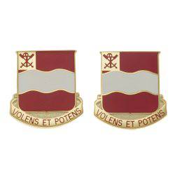 U.S. Army 4th Engineer Battalion Unit Crest (Pair)
