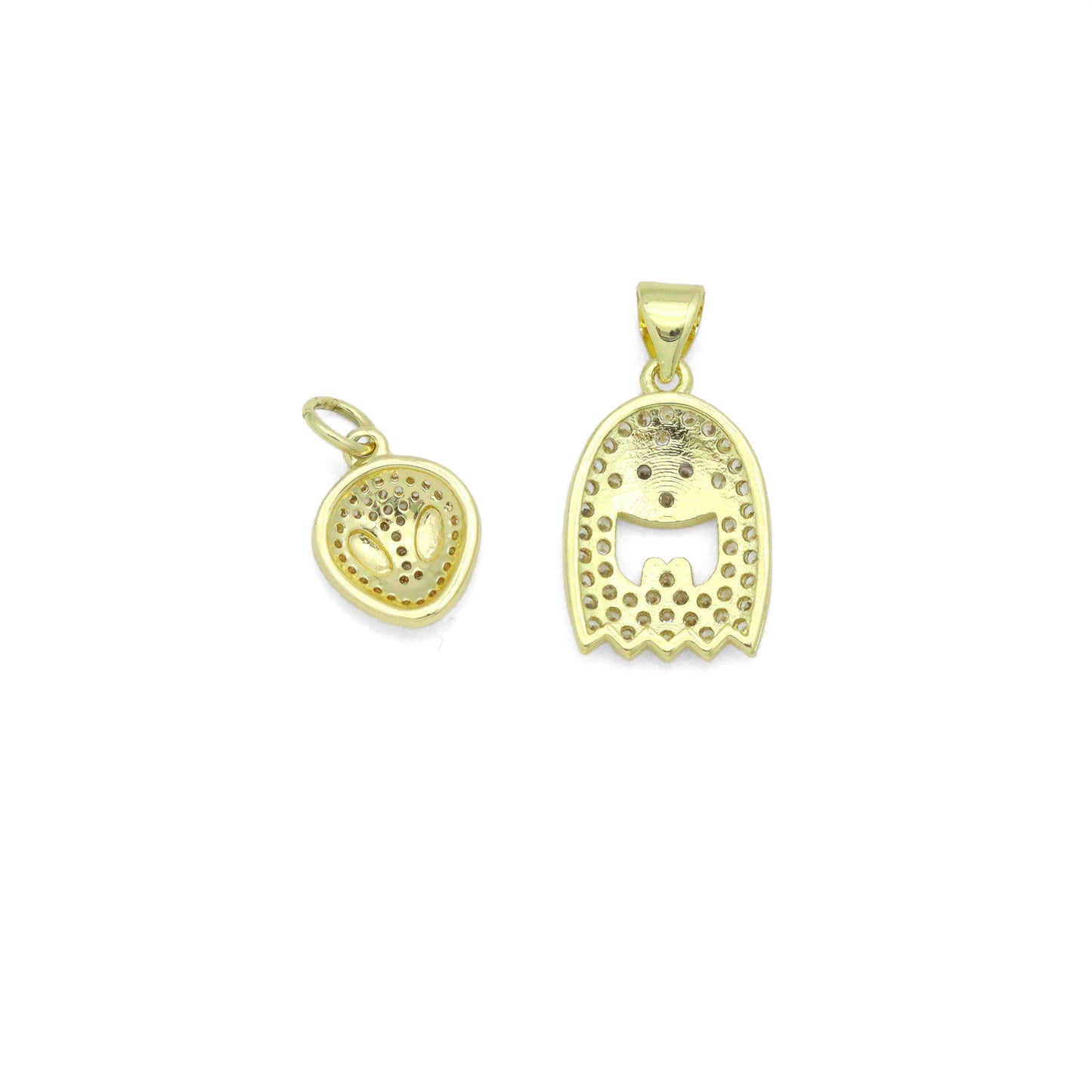 Aolloween Alien Head Ghost Charm Pendant, Sku#LX953