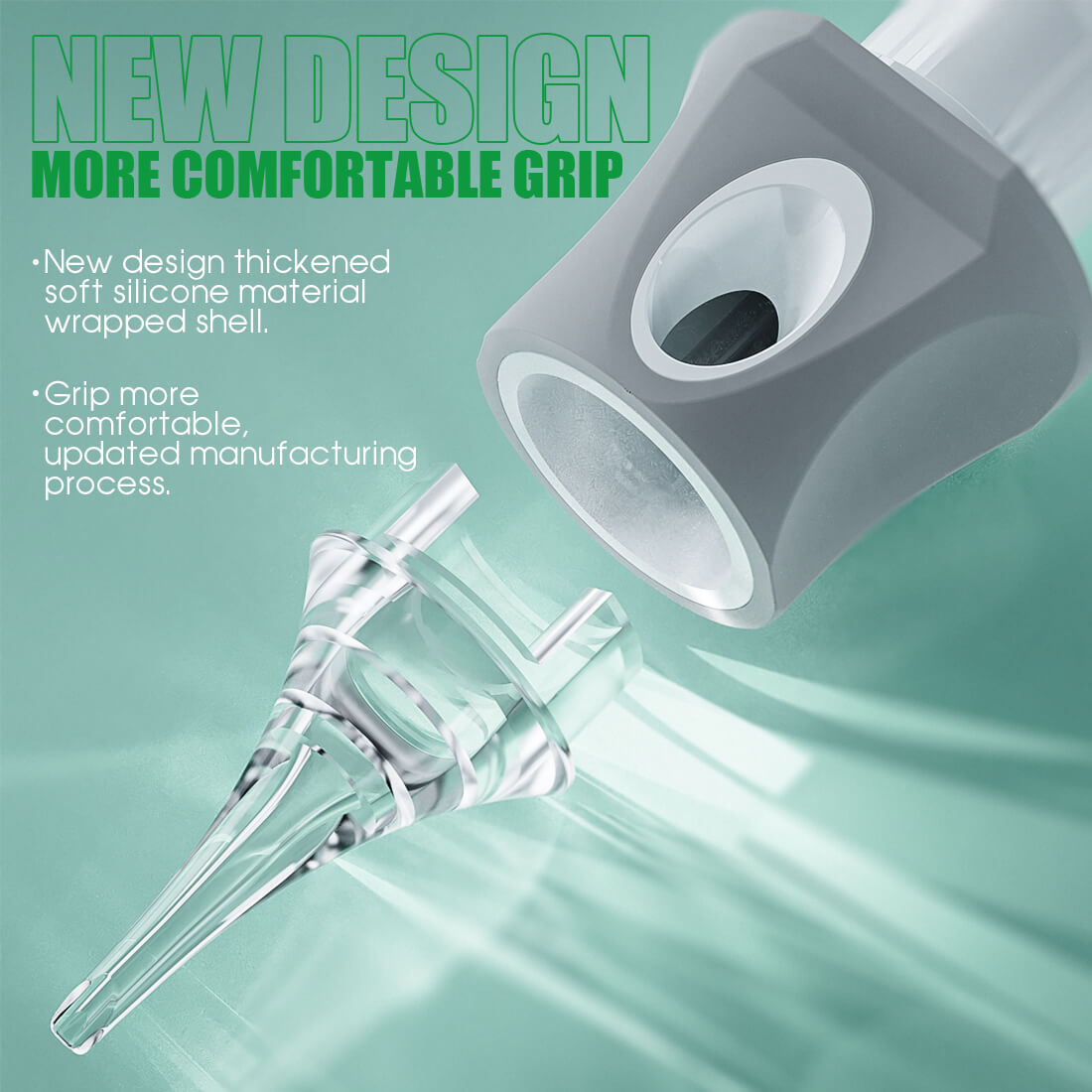 Boîte de 50 aiguilles de cartouche de tatouage Dragonhawk Glide Extra Smooth