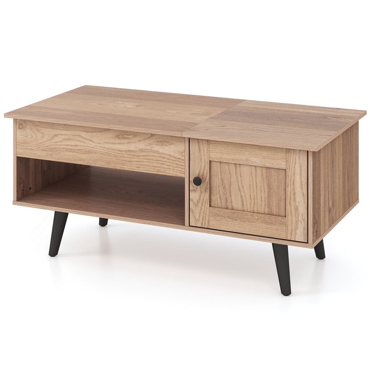 Lift Top Coffee Table with Storage and Hidden Compartment