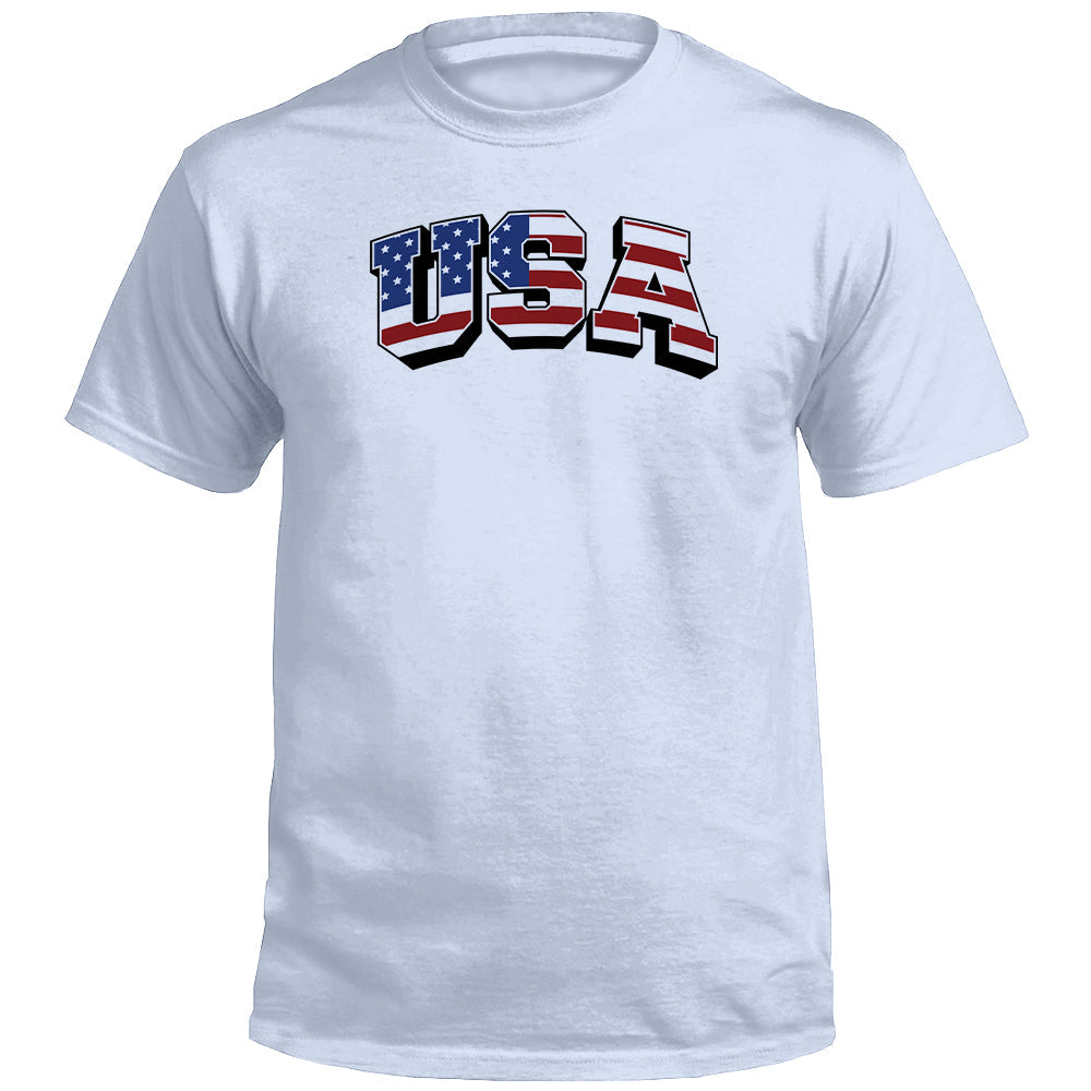 USA旗文字（前面）