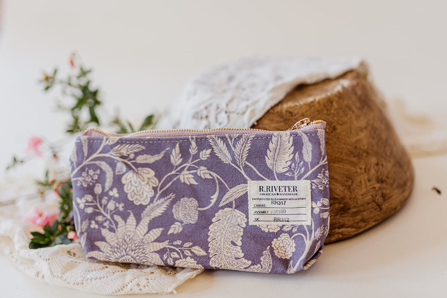 Lucy | Special Edition Wildflower Zipper Pouch