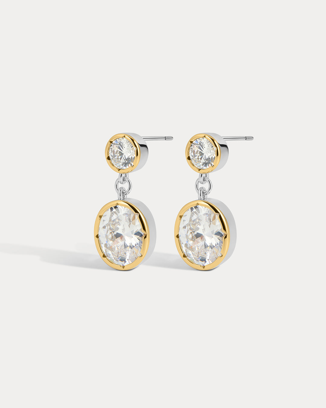 The Marais Drop Studs- Silver (Ships Early October)