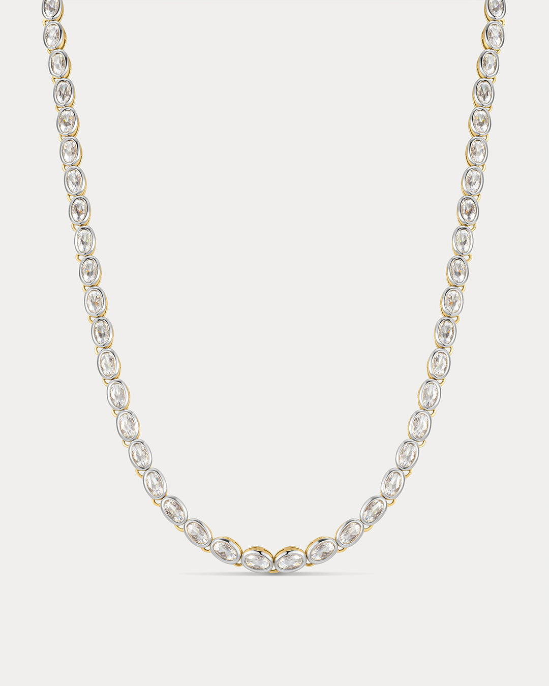 The Palais Tennis Necklace-Gold