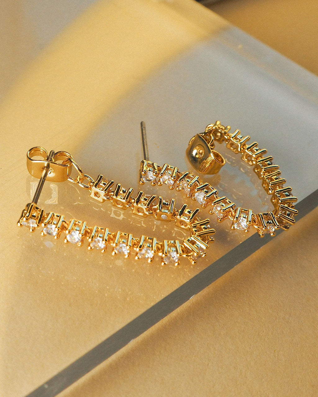 Ballier Chain Studs- Gold (Ships Late September)