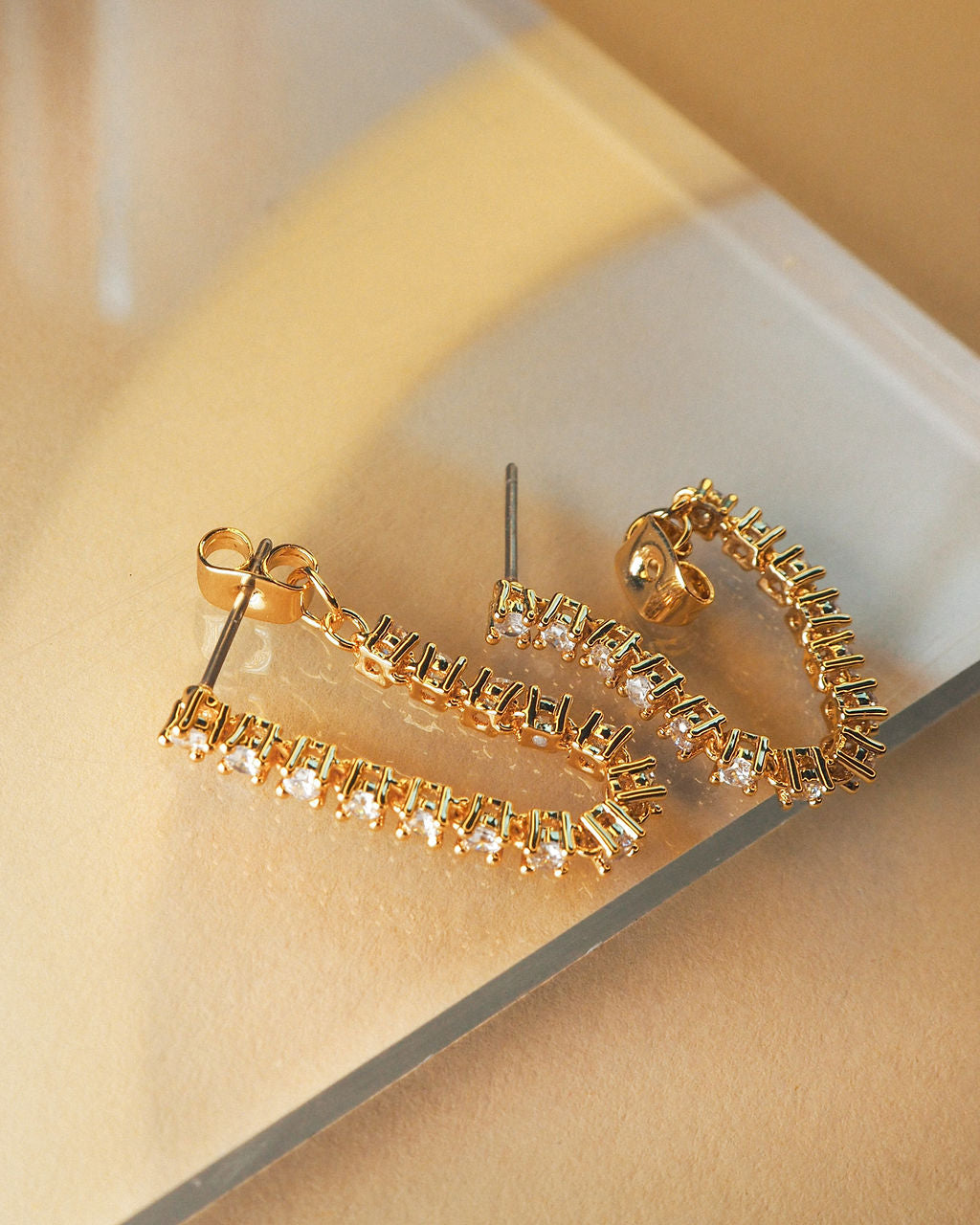 Ballier Chain Studs- Gold (Ships Late September)