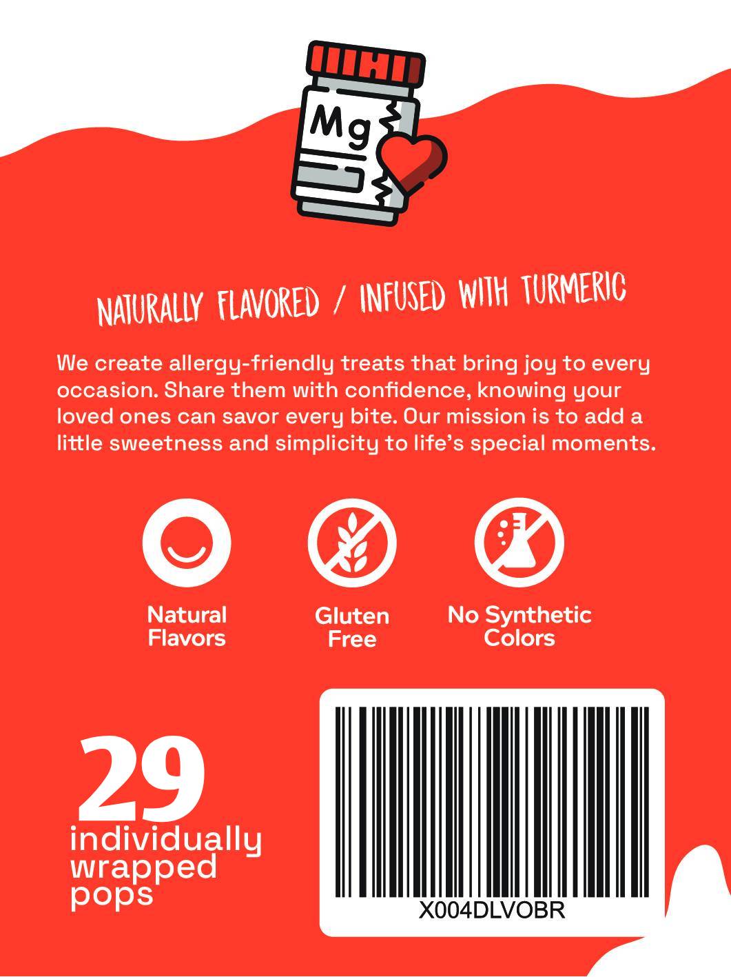 Andy Anand Magnesium Lollipops & Sweet-Calm Combo, 29 ct, 8.8 oz – Real Fruit Juice, Keto, Kids Support, Birthday Gift Box