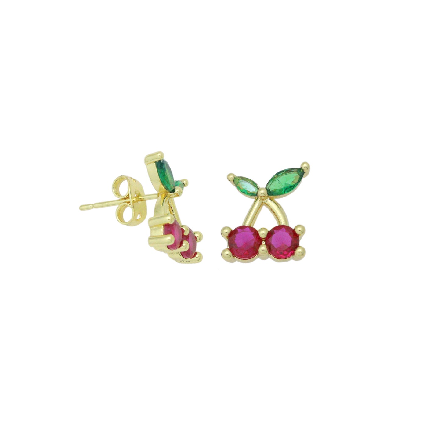 Cute Cherry Stud Earrings, Sku#ML66