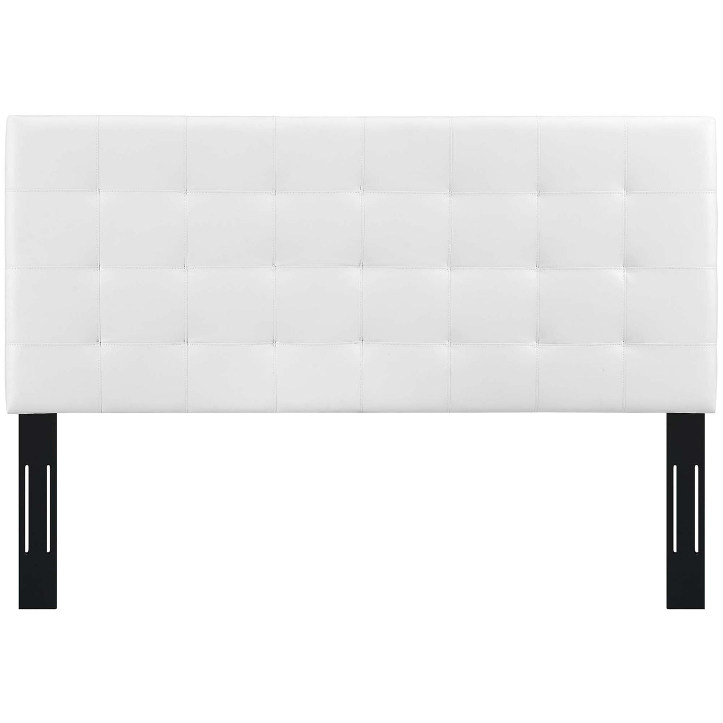Paisley Tufted Upholstered Faux Leather King and California King Headboard