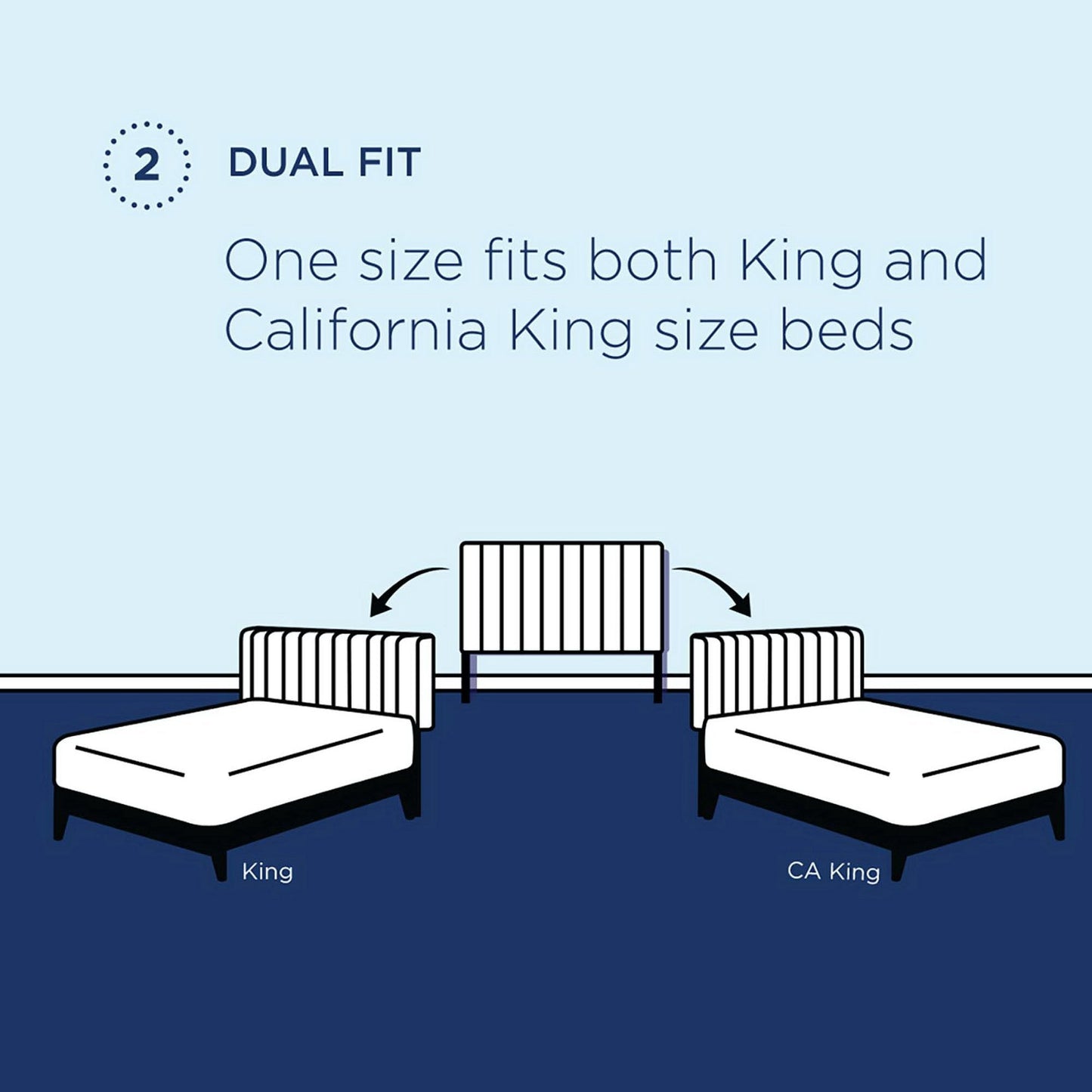Paisley Tufted Upholstered Faux Leather King and California King Headboard