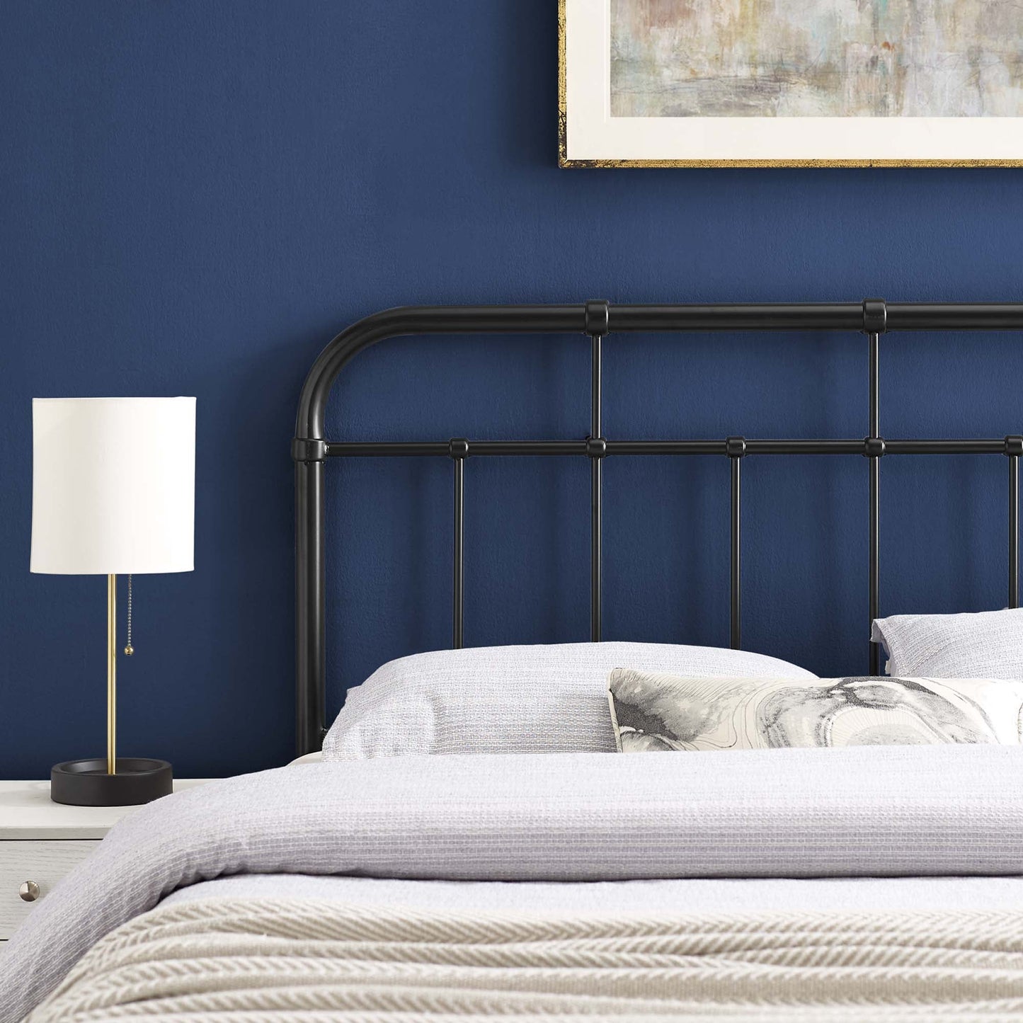 Alessia Metal Queen Headboard by Modway