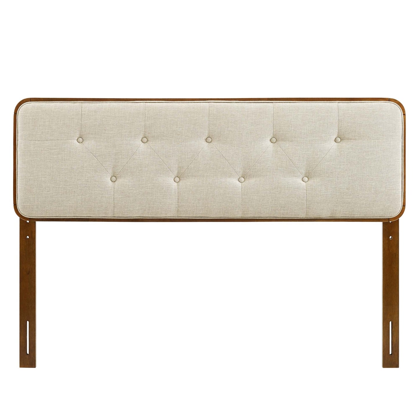 Collins Tufted Fabric and Wood Full Headboard by Modway